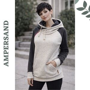 Ampersand Ave Double Hood Confetti Hoodie XXL